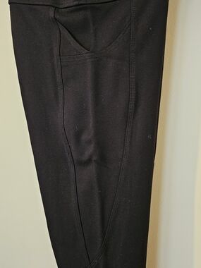 Max Studio Size S Black Women's Jogger Leggings Pants with Side Pocket
